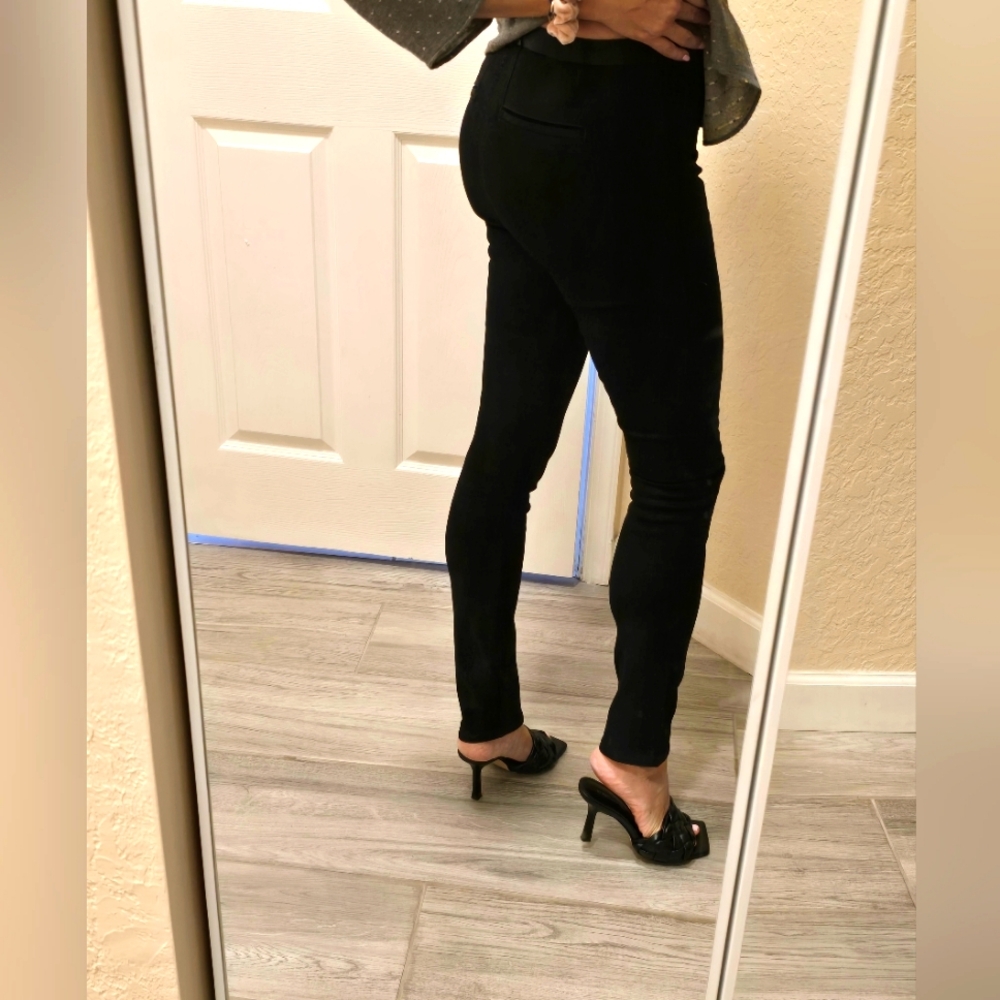 Helmut Lang waxed stretchy skiny slim jeans.Size 27